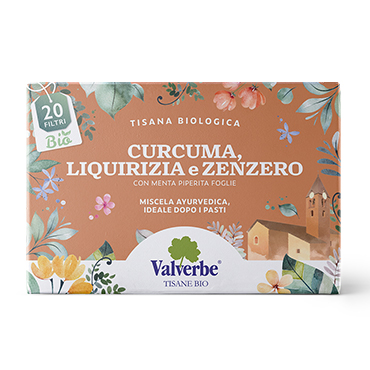 TISANA BIO CURCUMA LIQUIRIZIA E ZENZERO
